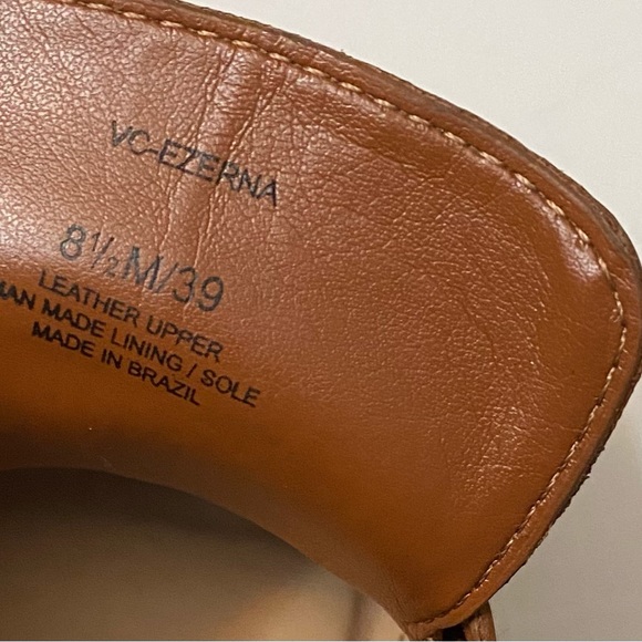 Vince Camuto Ezerna Stacked Heel Loafers Birch color Women’s Size 8.5M - Picture 9 of 11